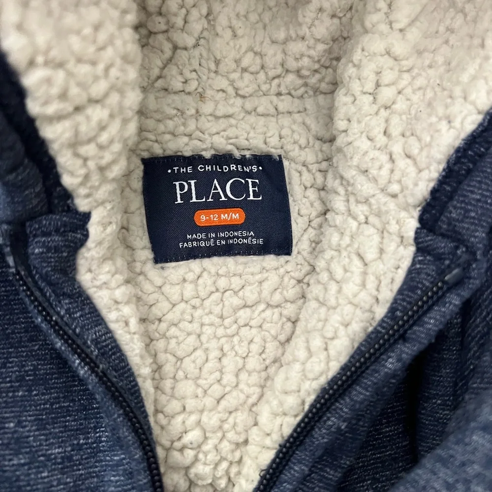 The Children's Place Navy Sherpa Hoodie